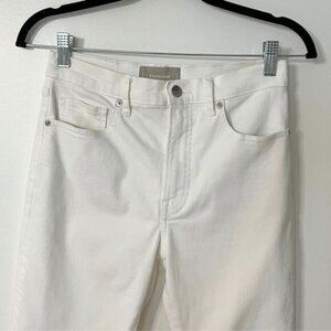 EVERLANE THE HIGH RISE SKINNY JEANS IN BONE WHITE - 27